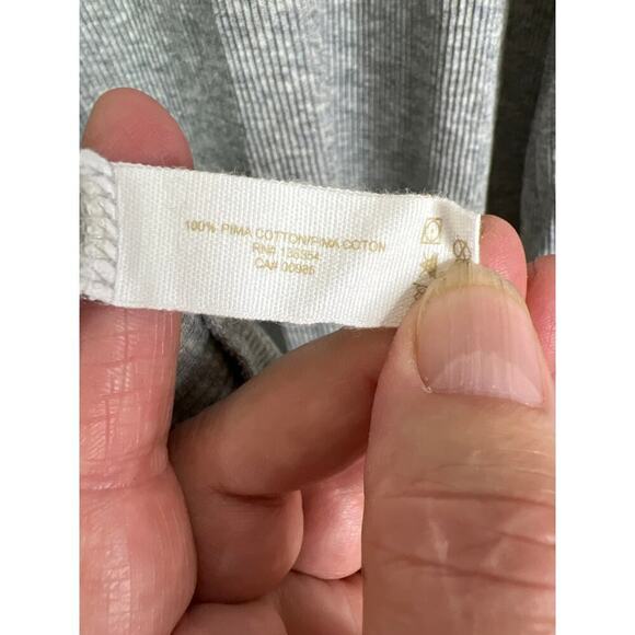 Skin Worldwide Raiya Gray Ribbed Open Front Cardigan Size XXL/Size 5 - Picture 6 of 7